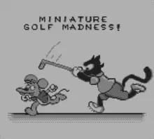 Image n° 1 - screenshots  : Itchy & Scratchy - Miniature Golf Madness